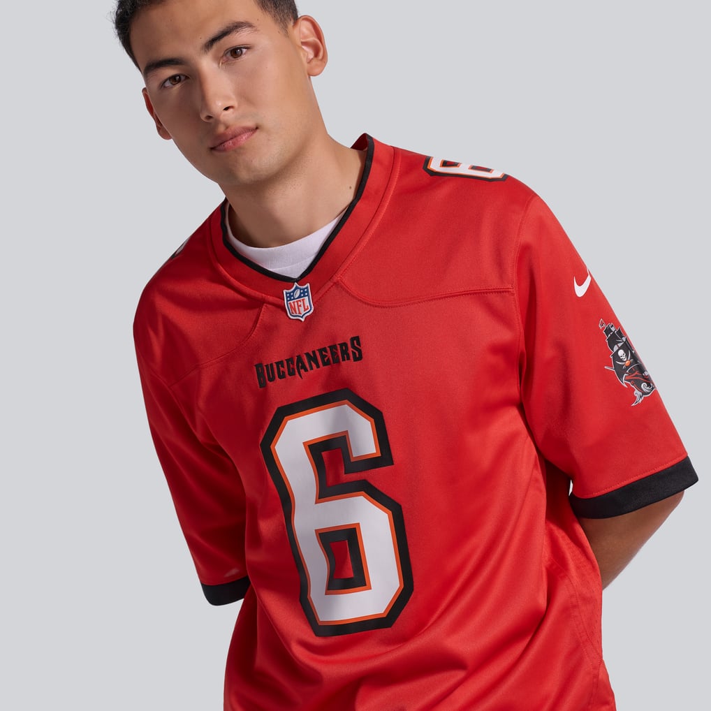 Men's Tampa Bay Buccaneers Baker Mayfield Red Team Game Jersey