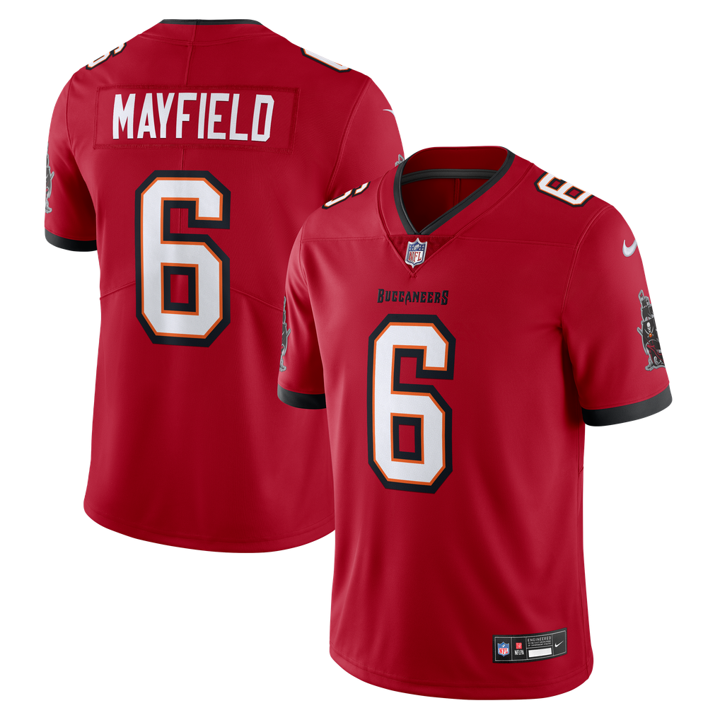 Men's Tampa Bay Buccaneers Baker Mayfield Red Vapor Untouchable Limited Jersey