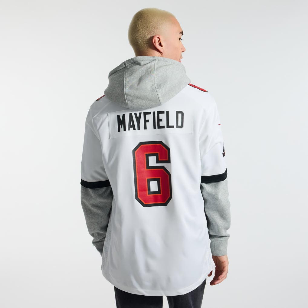 Men's Tampa Bay Buccaneers Baker Mayfield White Away Game Jersey