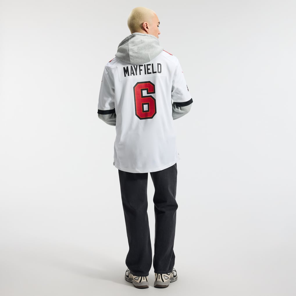 Men's Tampa Bay Buccaneers Baker Mayfield White Away Game Jersey