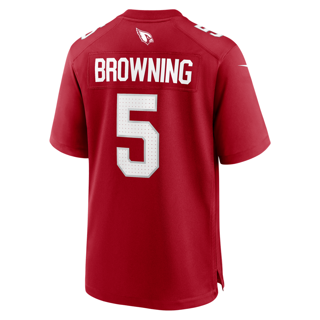 Men's Arizona Cardinals Baron Browning Cardinal Team Game Jersey