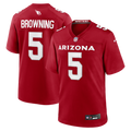 Men's Arizona Cardinals Baron Browning Cardinal Team Game Jersey