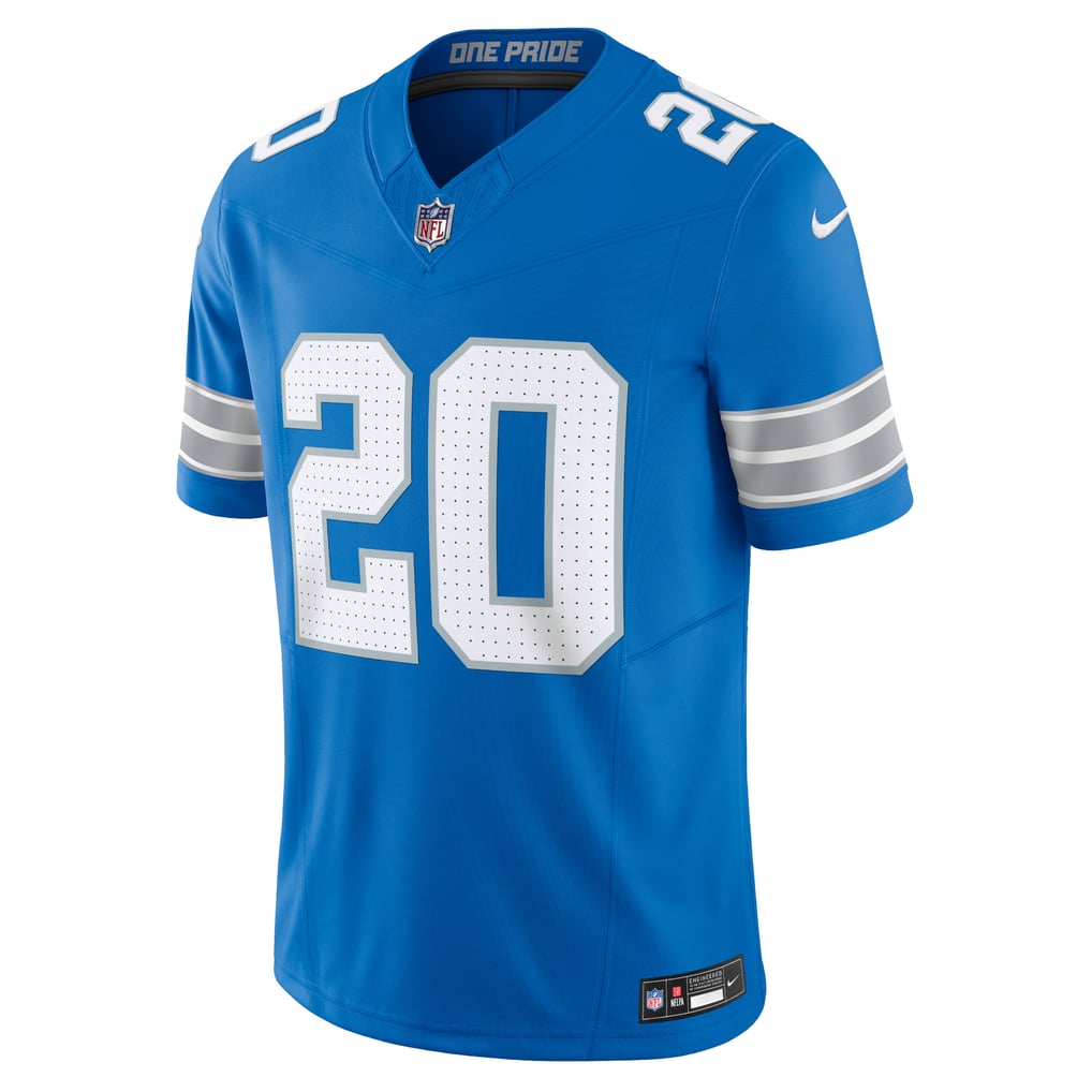 Men's Detroit Lions Barry Sanders Blue Vapor F.U.S.E. Limited Jersey
