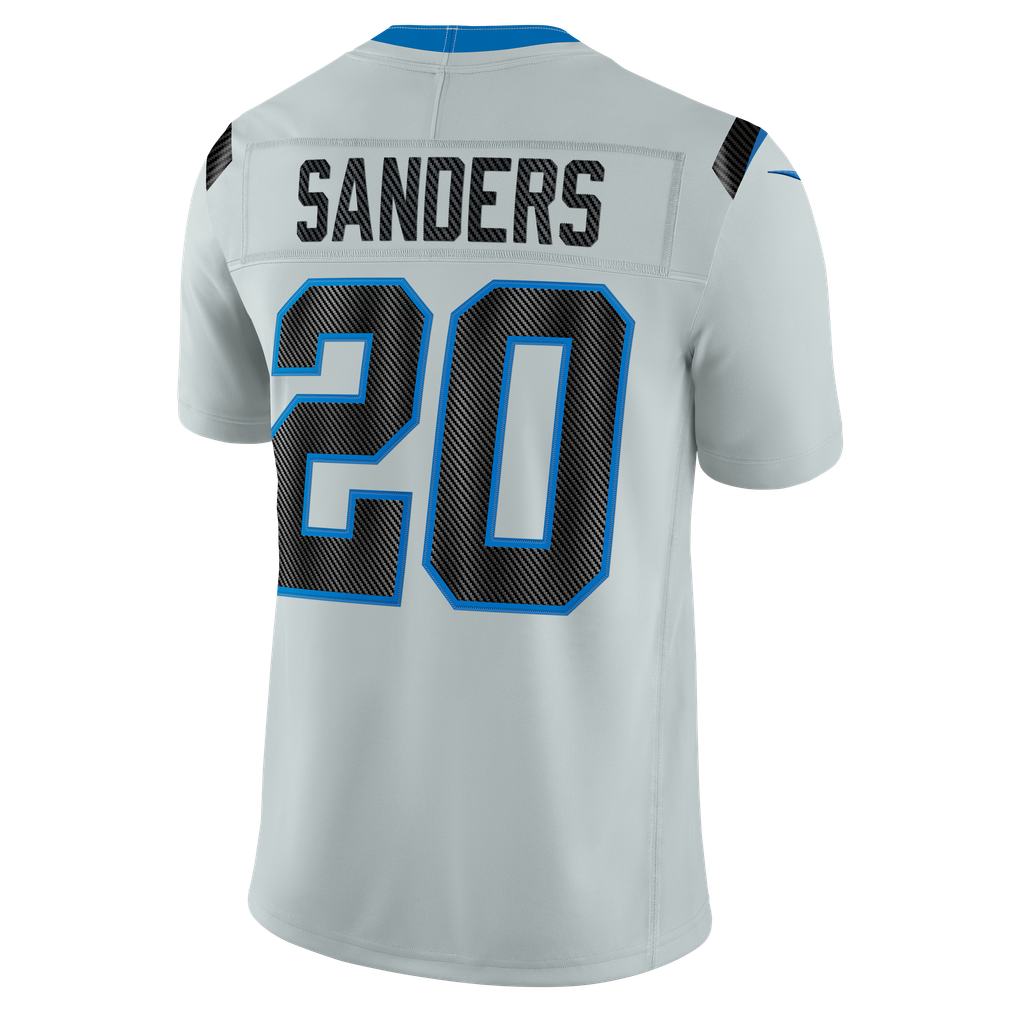 Men's Detroit Lions Barry Sanders Silver 2026 Rivalries Collection Stitched Limited Jersey