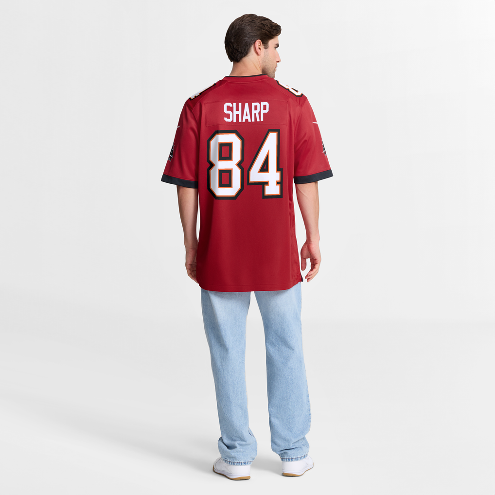 Men's Tampa Bay Buccaneers Bauer Sharp Red Team Game Jersey