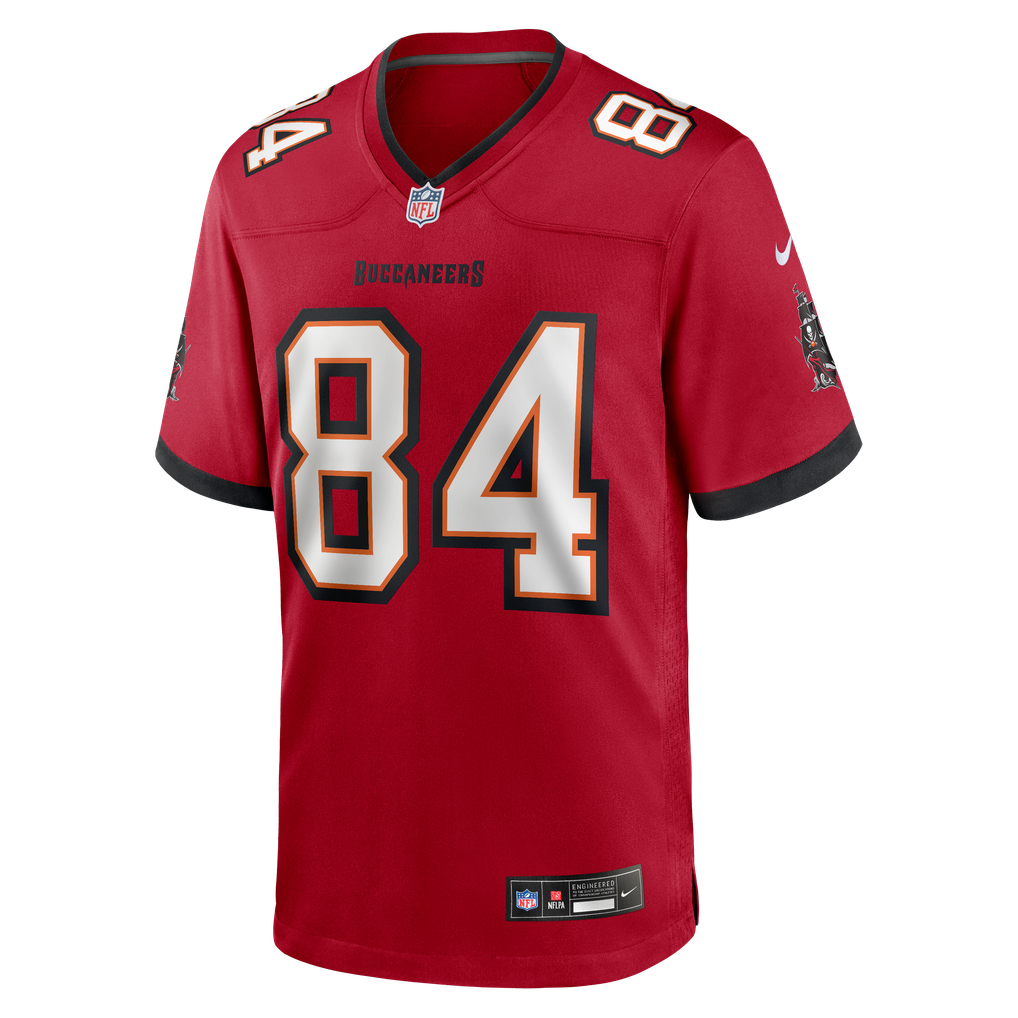 Men's Tampa Bay Buccaneers Bauer Sharp Red Team Game Jersey