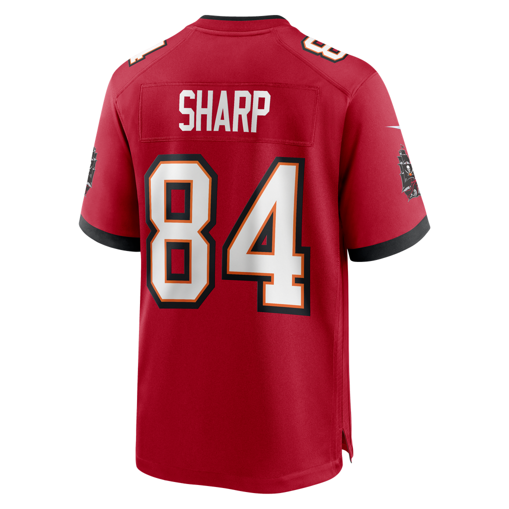 Men's Tampa Bay Buccaneers Bauer Sharp Red Team Game Jersey