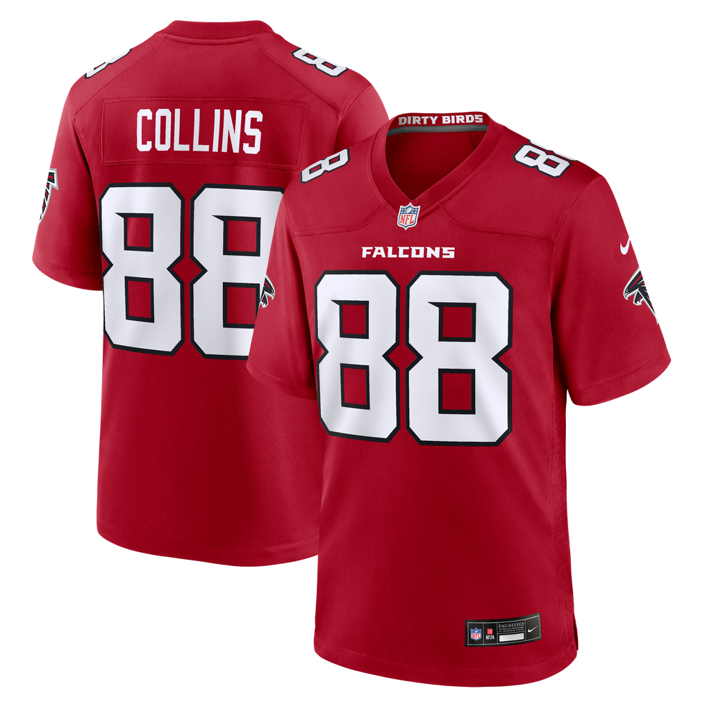 Men's Atlanta Falcons Beaux Collins Red Team Game Jersey