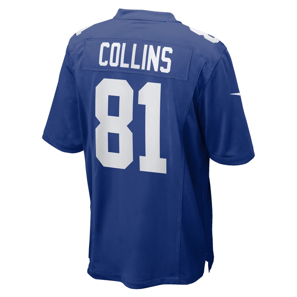 Men's New York Giants Beaux Collins Royal Team Game Jersey