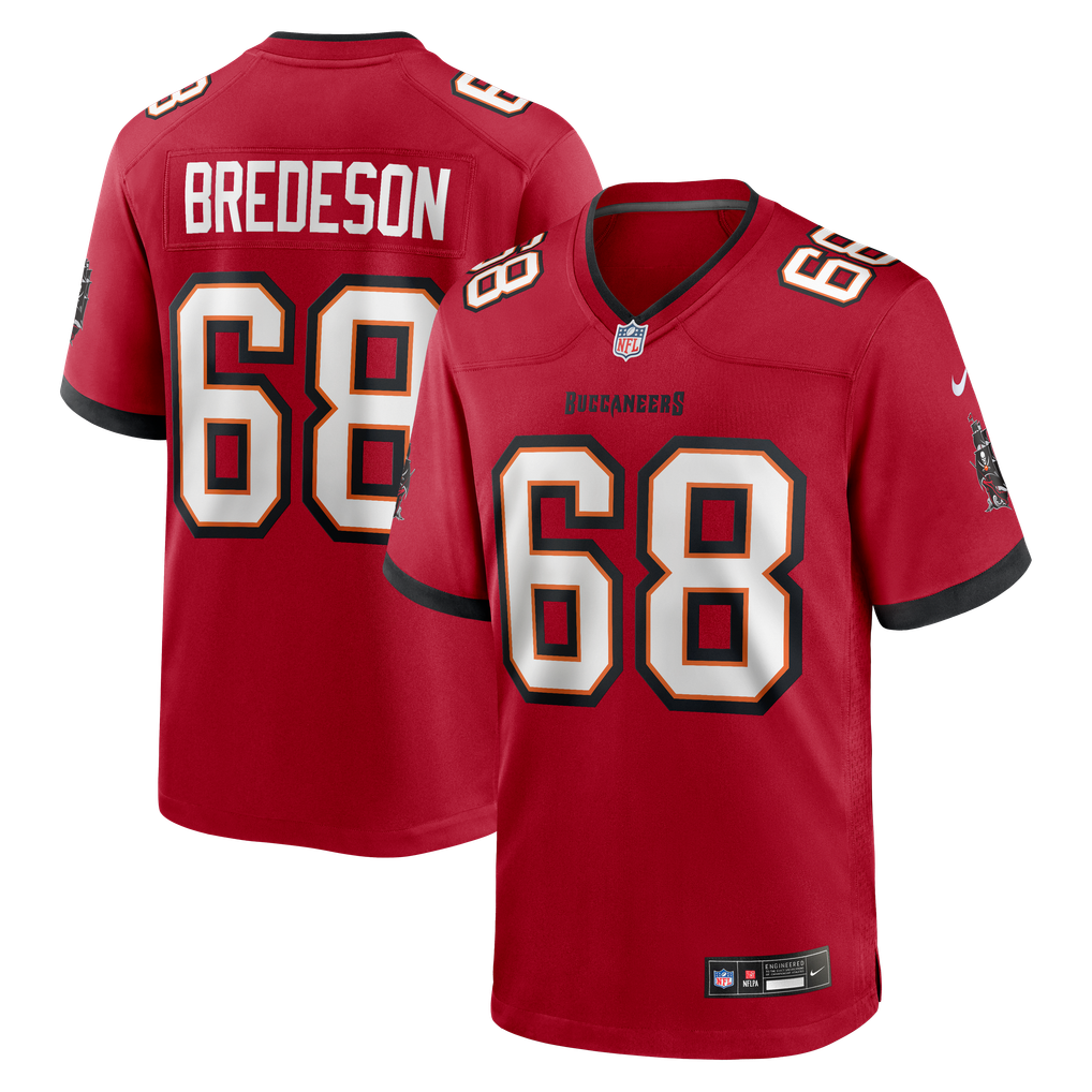 Men's Tampa Bay Buccaneers Ben Bredeson Red Game Jersey