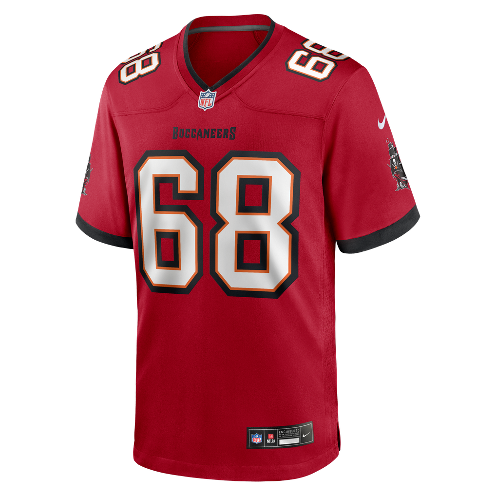 Men's Tampa Bay Buccaneers Ben Bredeson Red Game Jersey