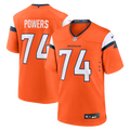 Men's Denver Broncos Ben Powers Orange Team Game Jersey