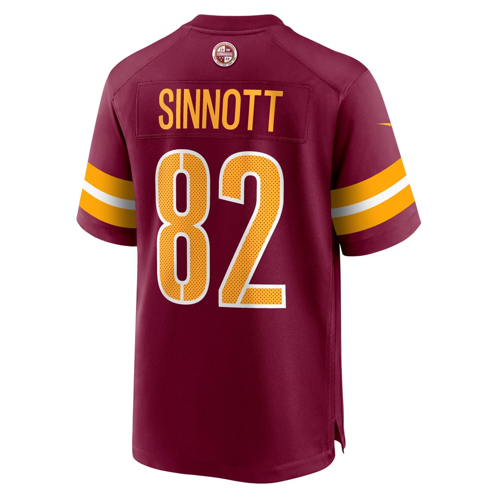 Men's Washington Commanders Ben Sinnott Burgundy Game Jersey