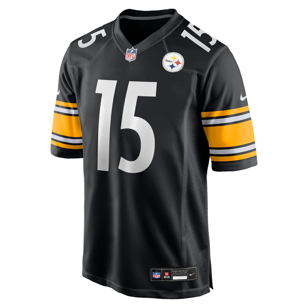 Men's Pittsburgh Steelers Ben Skowronek Black Team Game Jersey