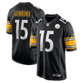 Men's Pittsburgh Steelers Ben Skowronek Black Team Game Jersey