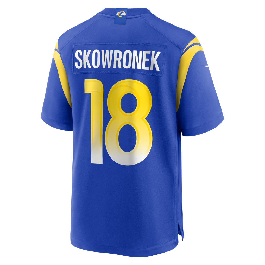 Men's Los Angeles Rams Ben Skowronek Royal Game Jersey