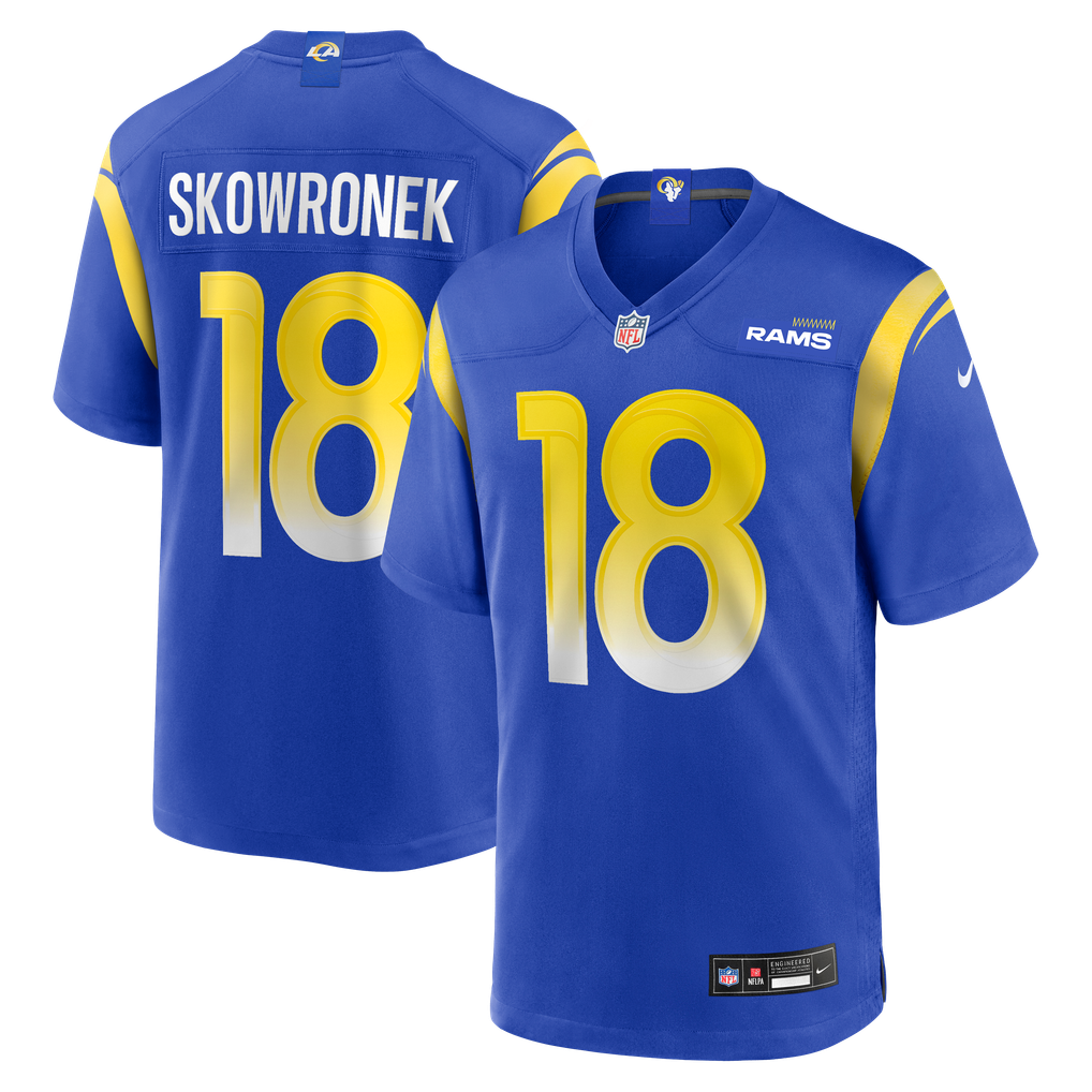 Men's Los Angeles Rams Ben Skowronek Royal Game Jersey
