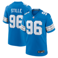 Men's Detroit Lions Ben Stille Blue Team Game Jersey