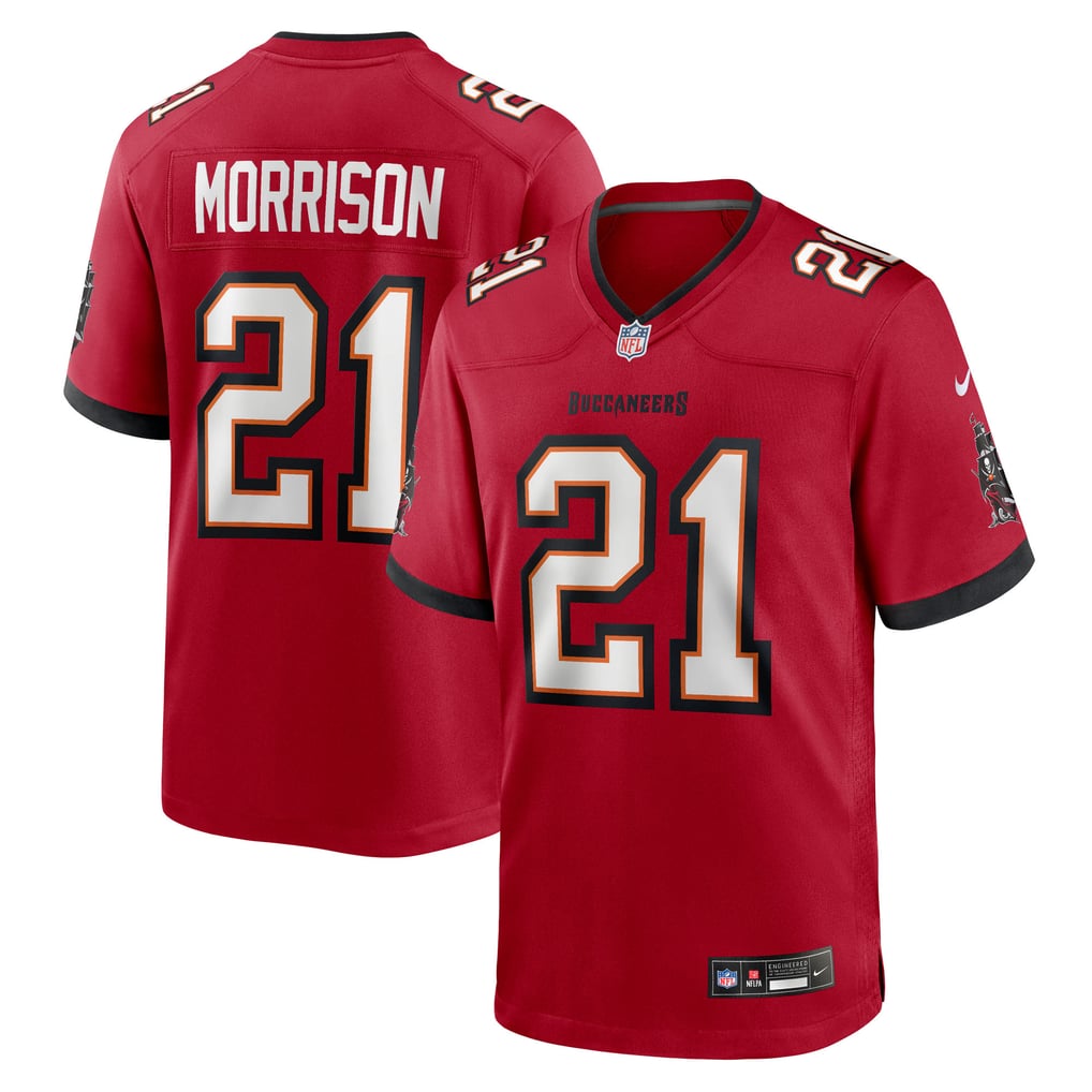 Men's Tampa Bay Buccaneers Benjamin Morrison Red Team Game Jersey