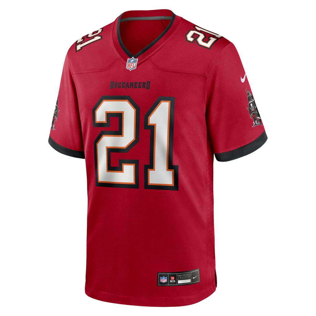 Men's Tampa Bay Buccaneers Benjamin Morrison Red Team Game Jersey