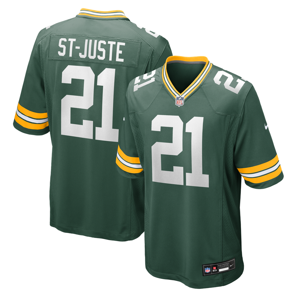 Men's Green Bay Packers Benjamin St-Juste Green Team Game Jersey