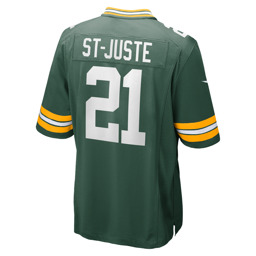 Men's Green Bay Packers Benjamin St-Juste Green Team Game Jersey