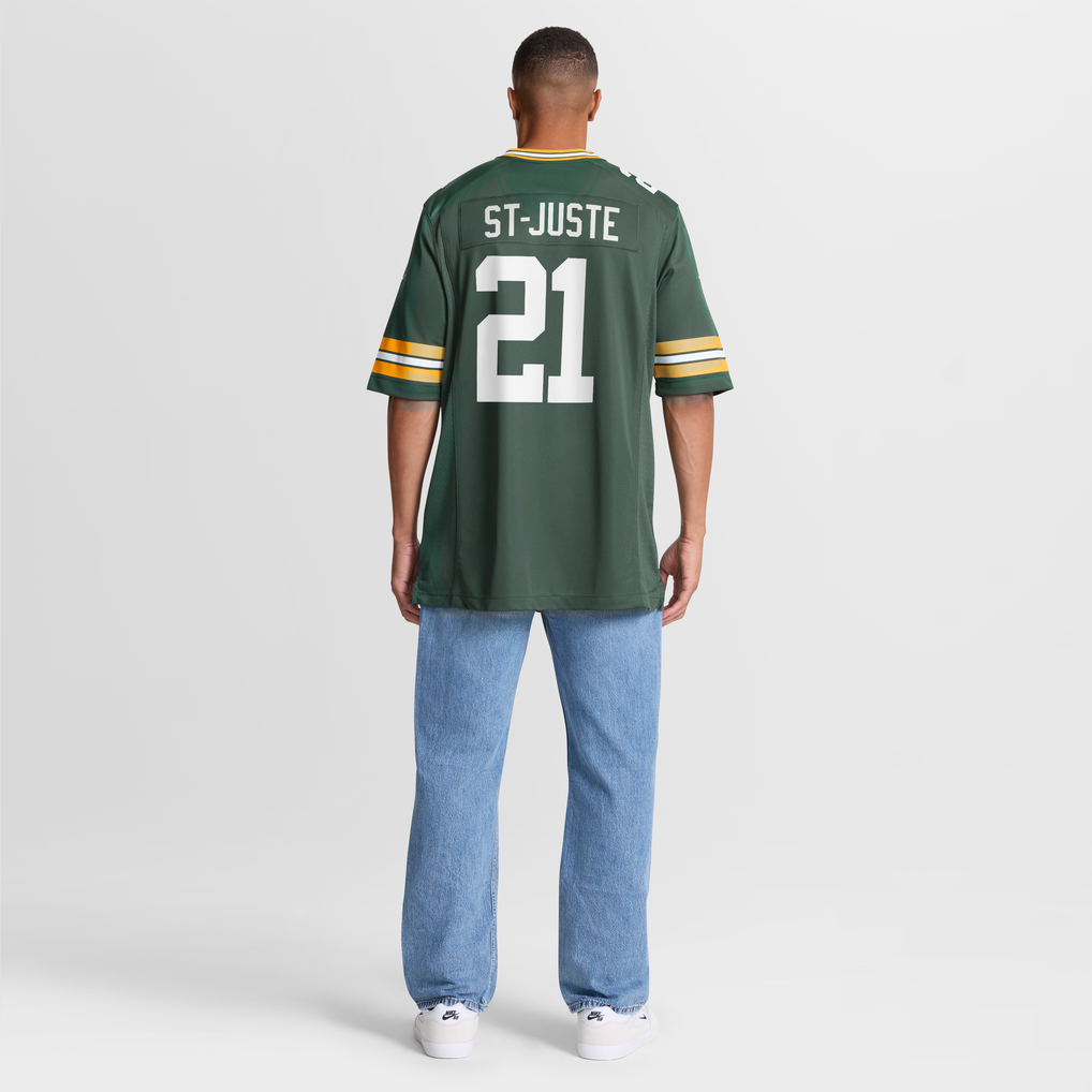 Men's Green Bay Packers Benjamin St-Juste Green Team Game Jersey