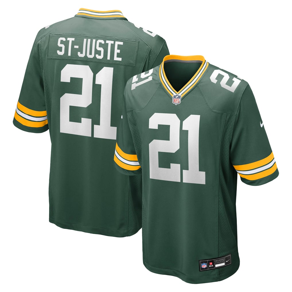 Men's Green Bay Packers Benjamin St-Juste Green Team Game Jersey