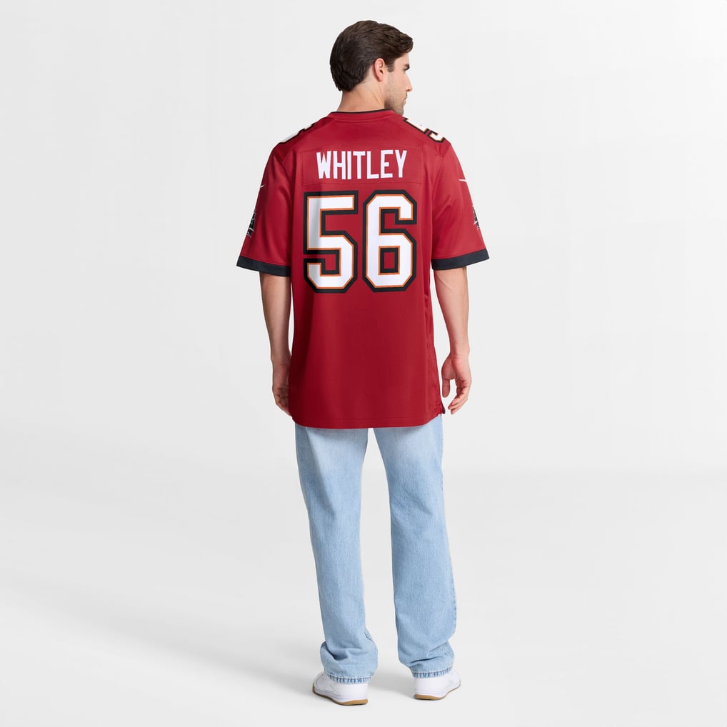 Men's Tampa Bay Buccaneers Benton Whitley Red Team Game Jersey