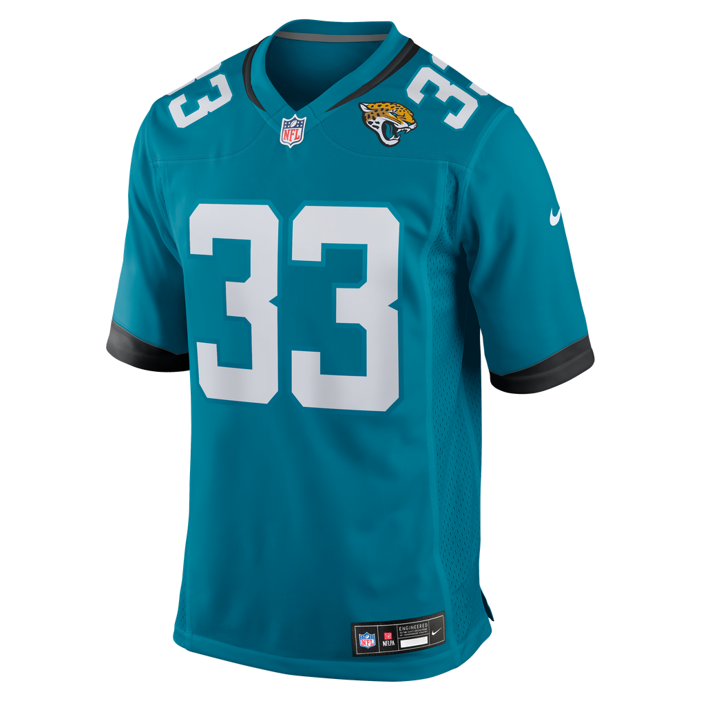 Men's Jacksonville Jaguars Bhayshul Tuten Teal Team Game Jersey