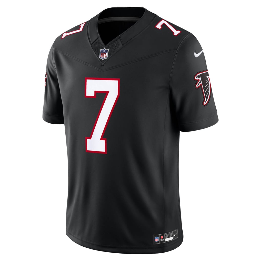 Men's Atlanta Falcons Bijan Robinson Black Alternate Throwback Vapor F.U.S.E. Stitched Limited Jersey