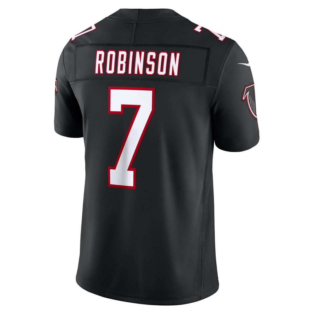 Men's Atlanta Falcons Bijan Robinson Black Alternate Throwback Vapor F.U.S.E. Stitched Limited Jersey