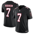 Men's Atlanta Falcons Bijan Robinson Black Alternate Throwback Vapor F.U.S.E. Stitched Limited Jersey