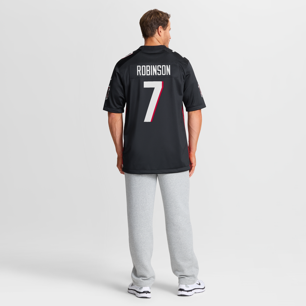 Men's Atlanta Falcons Bijan Robinson Black Game Jersey