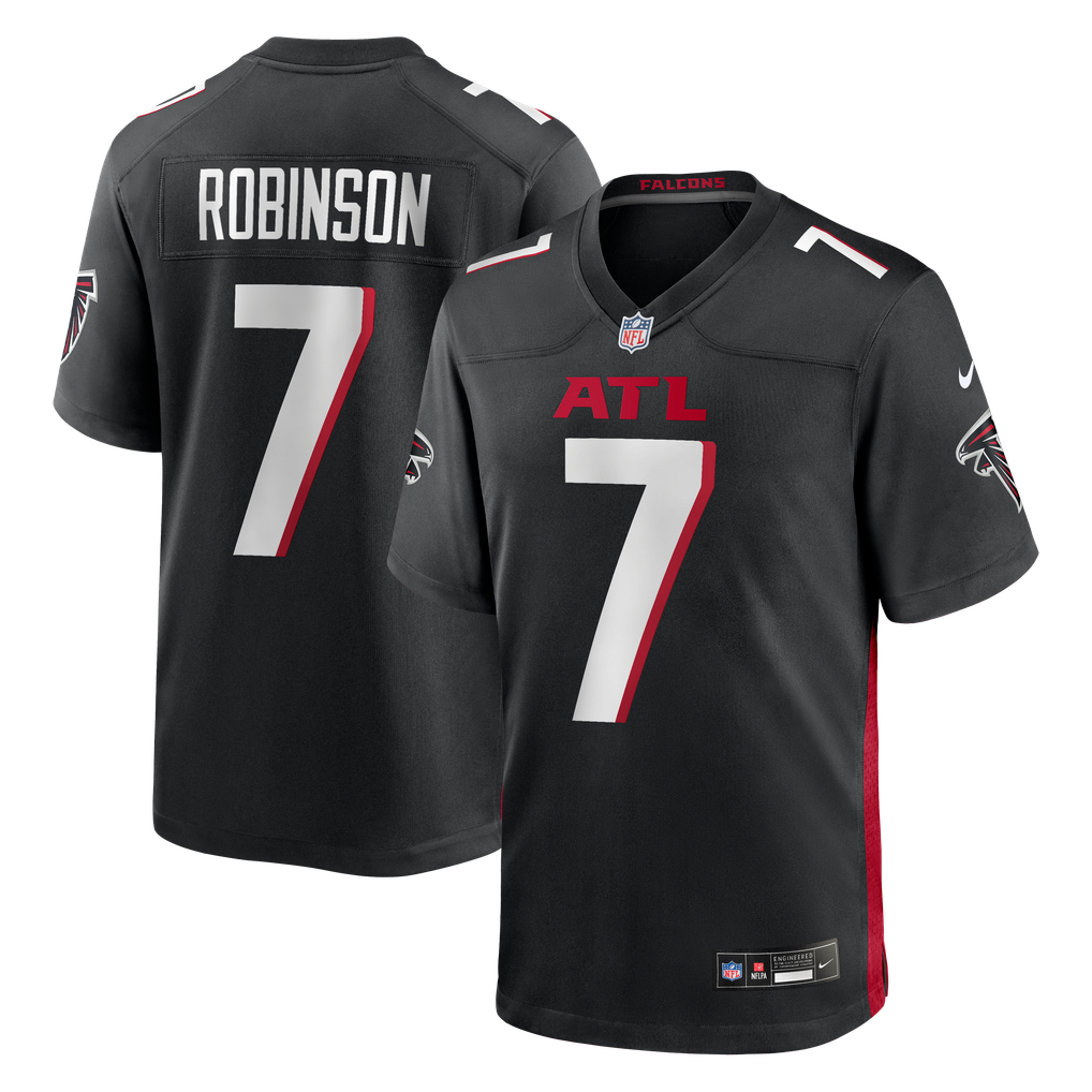 Men's Atlanta Falcons Bijan Robinson Black Game Jersey