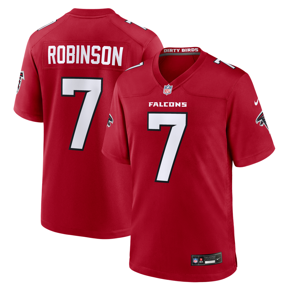 Men's Atlanta Falcons Bijan Robinson Red Game Jersey