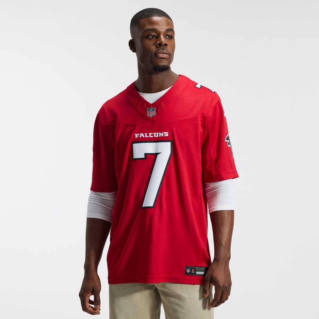 Men's Atlanta Falcons Bijan Robinson Red Team Vapor F.U.S.E. Stitched Limited Jersey