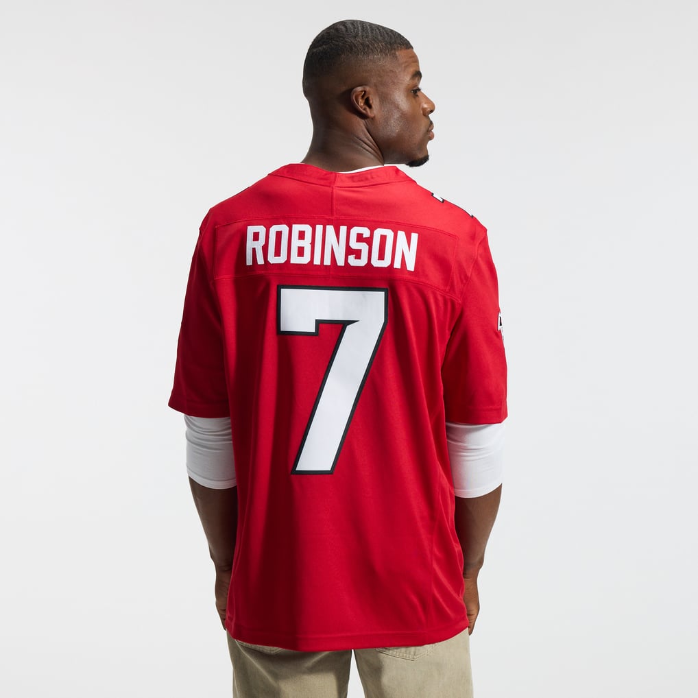 Men's Atlanta Falcons Bijan Robinson Red Team Vapor F.U.S.E. Stitched Limited Jersey