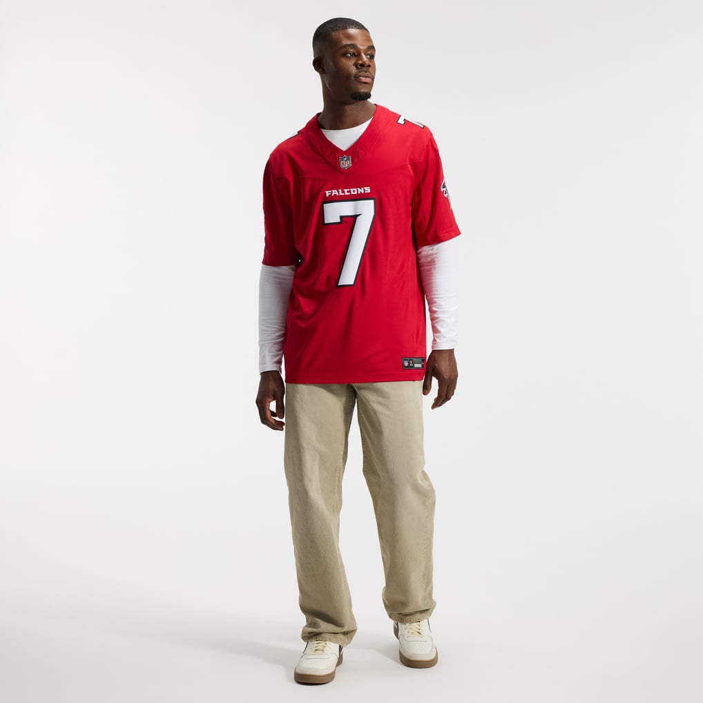 Men's Atlanta Falcons Bijan Robinson Red Team Vapor F.U.S.E. Stitched Limited Jersey