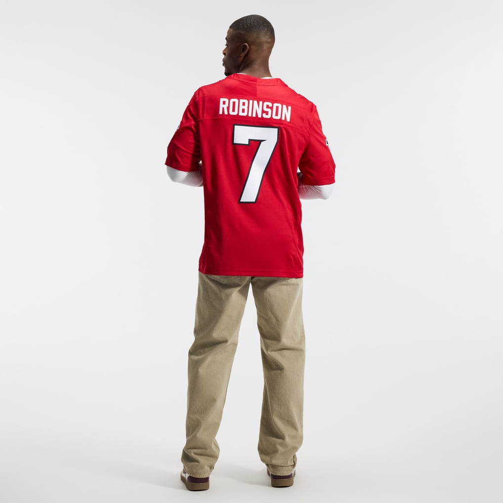 Men's Atlanta Falcons Bijan Robinson Red Team Vapor F.U.S.E. Stitched Limited Jersey