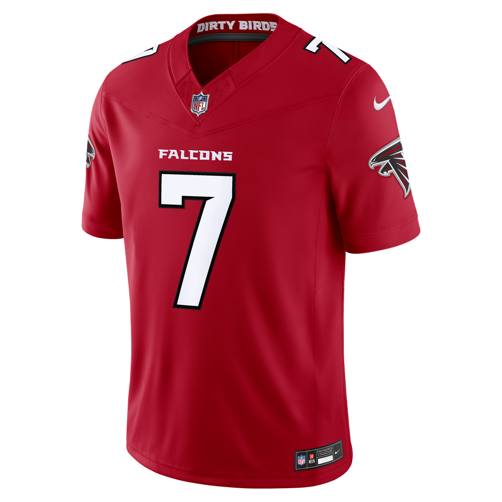 Men's Atlanta Falcons Bijan Robinson Red Team Vapor F.U.S.E. Stitched Limited Jersey