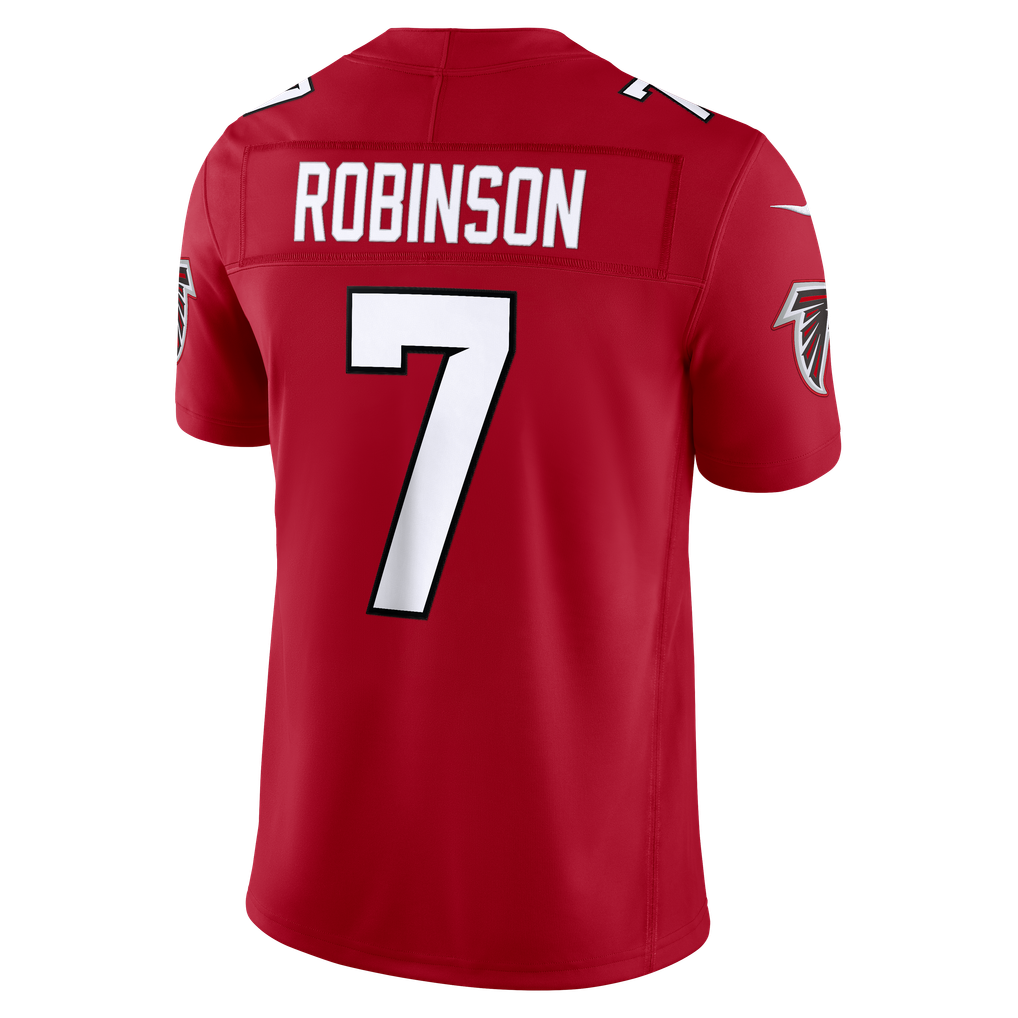 Men's Atlanta Falcons Bijan Robinson Red Team Vapor F.U.S.E. Stitched Limited Jersey