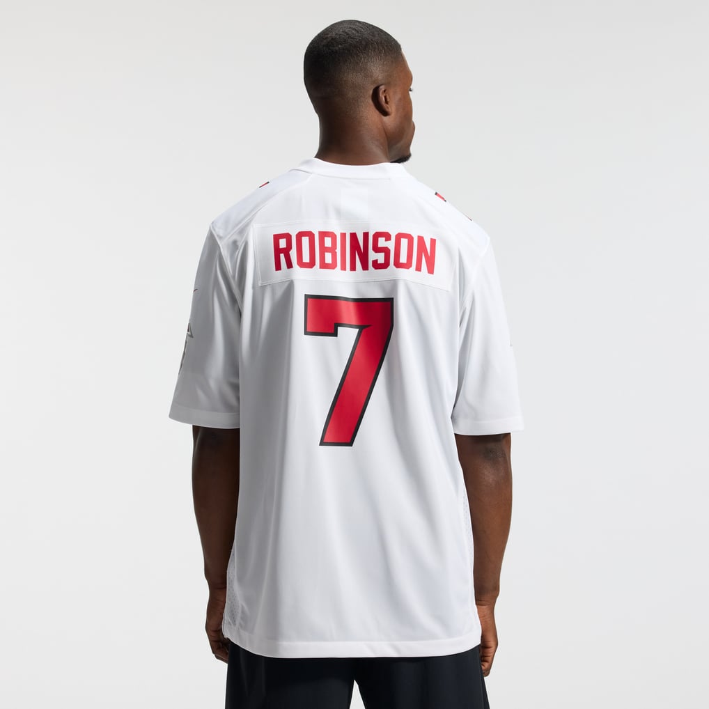 Men's Atlanta Falcons Bijan Robinson White Game Jersey