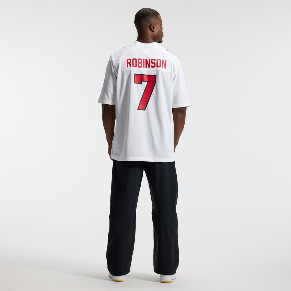 Men's Atlanta Falcons Bijan Robinson White Game Jersey