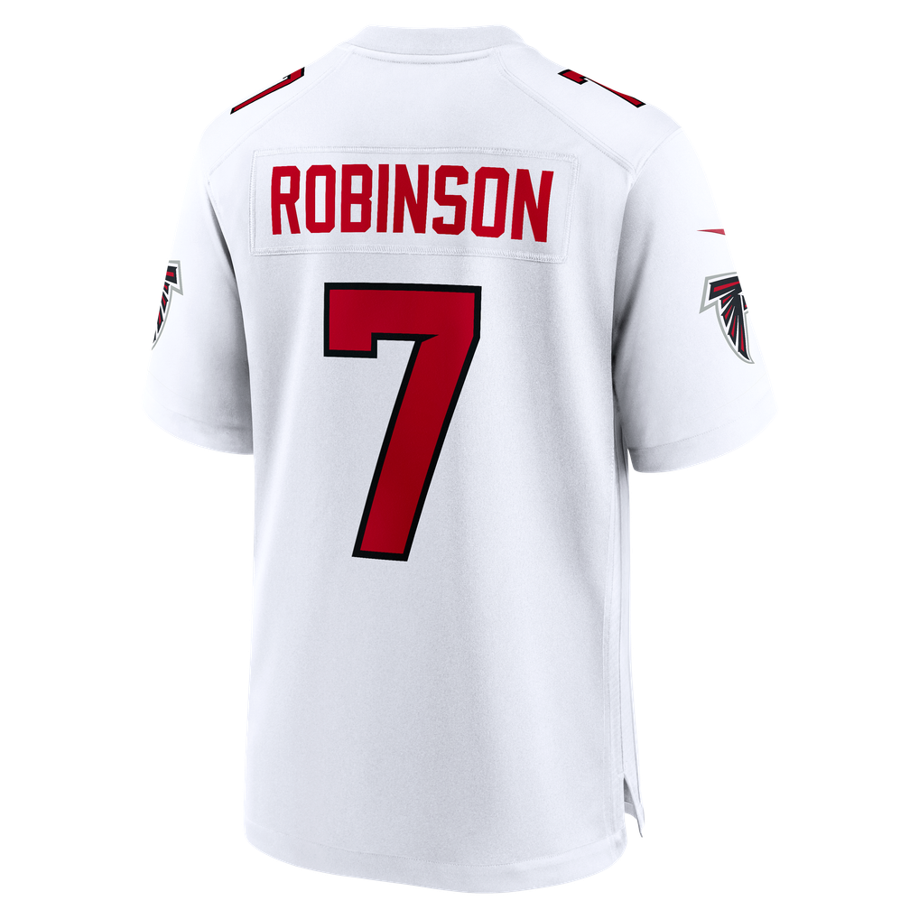 Men's Atlanta Falcons Bijan Robinson White Game Jersey