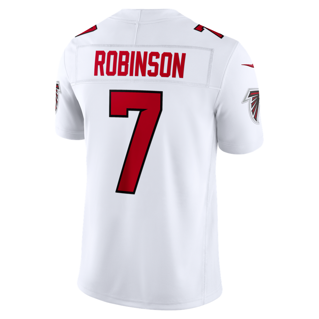 Men's Atlanta Falcons Bijan Robinson White Vapor F.U.S.E. Stitched Limited Jersey