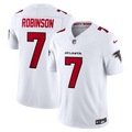 Men's Atlanta Falcons Bijan Robinson White Vapor F.U.S.E. Stitched Limited Jersey