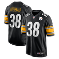 Men's Pittsburgh Steelers Bishop Fitzgerald Black Team Game Jersey