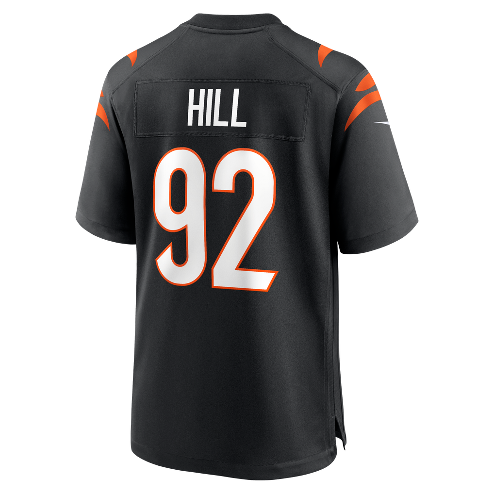 Men's Cincinnati Bengals B.J. Hill Black Game Jersey
