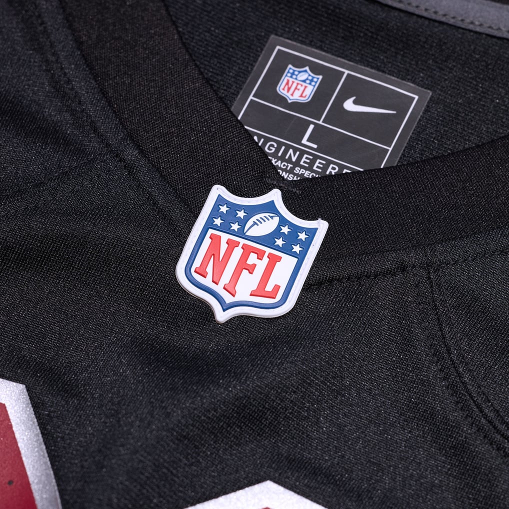 Men's Arizona Cardinals Black Alternate Custom Game Jersey